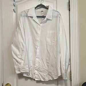 PINK vs White Casual Button Down Shirt